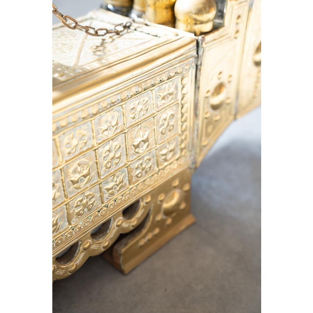 Turkish Shoe Polisher in Brass, 1970s For Sale - Image 11 of 18