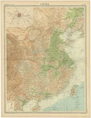 Map of Eastern China, 1922