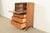 John Van Koert for Drexel Profile Mid-Century Modern Sculpted Walnut Highboy Dresser, 1959 For Sale In South Bend - Image 6 of 15