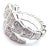 Bulgari Serpenti Viper White Gold Diamond Band Ring *Accompanied by a Bulgari box and service paper from the Bulgari...