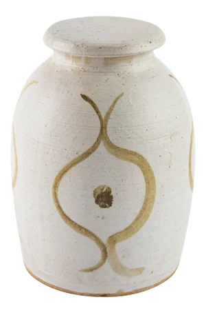 Signed Mid Century Stoneware Jar