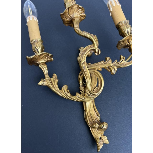 Vintage French Wall Sconces, Set of 2 For Sale - Image 12 of 15