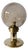 Very Midcentury Large Table Brass Lamp, Switzerland, 1970s For Sale