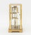 Metal S. Haller German Brass Mantel Clock For Sale - Image 7 of 12