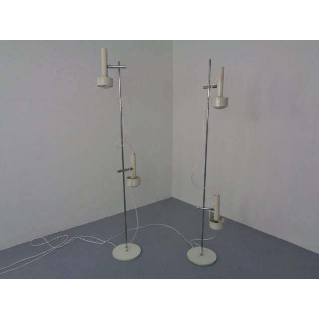 Metal Adjustable Floor Lamps by Edi Franz for Swiss Lamps, Switzerland, 1960s For Sale - Image 7 of 18