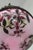 Burgundy French Art Deco Pendant Light by Galle - 1925 Cameo Gallé Chandelier France For Sale - Image 8 of 17
