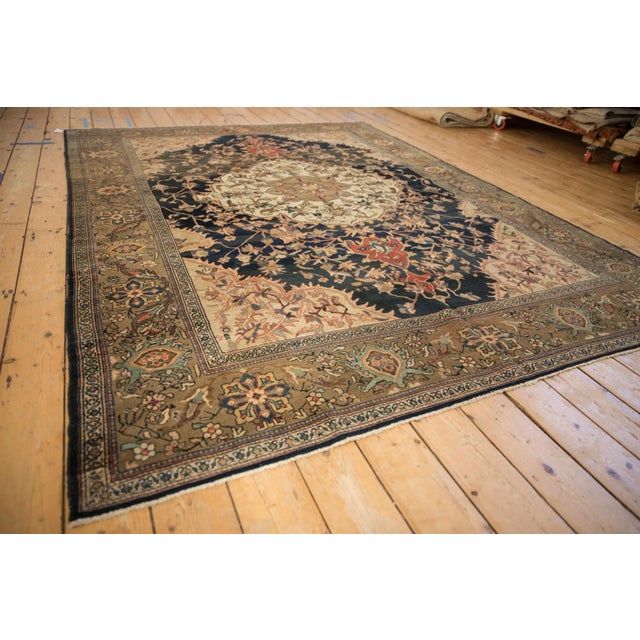 Old New House Antique Fine Malayer Carpet - 7'5" X 9'9" For Sale - Image 4 of 13