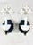 Mid-Century Modern 1940s Mid-Century Ceramic & Metal Tole Floral Wall Sconces - A Pair For Sale - Image 3 of 11
