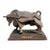 Vintage 1971 Brutalist Torch Cut Steel Bull For Sale