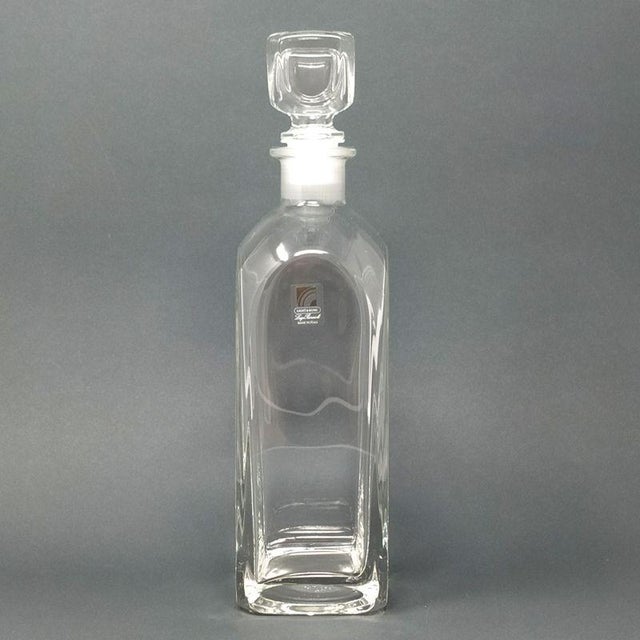 1970s Decanter and Glasses Set by Luigi Bormioli, Set of 7 For Sale - Image 5 of 8