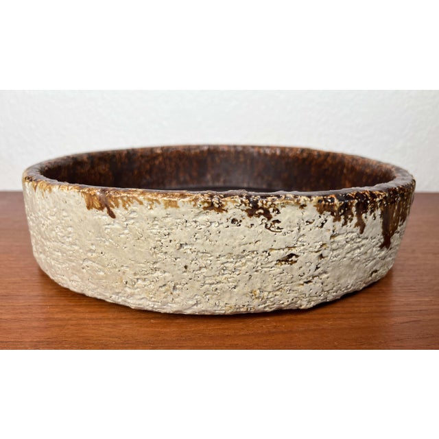 Large Danish Studio Pottery Bowl by Clara Helmich, 1986 For Sale - Image 17 of 18