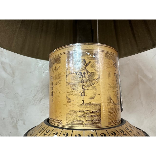 1920s Calendar Table Lamp, 1920s For Sale - Image 5 of 18