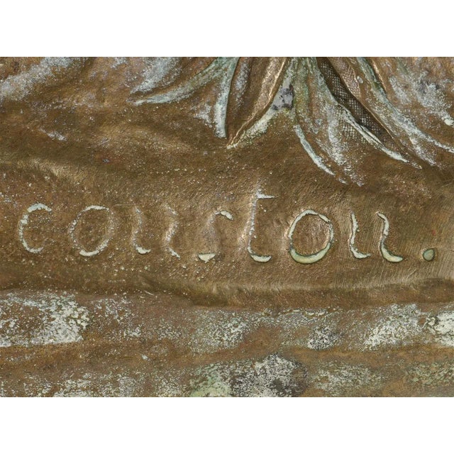 Neoclassical 19th Century French Bronze Marly Horse Sculptures After Coustou - A Pair For Sale - Image 3 of 8