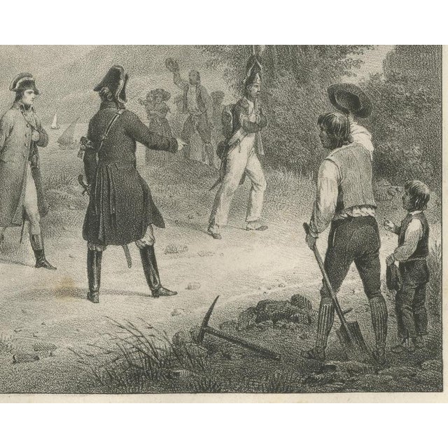 Madou, Bonaparte Landing at Fréjus, Return from Egypt, 1827, Lithograph For Sale - Image 6 of 9