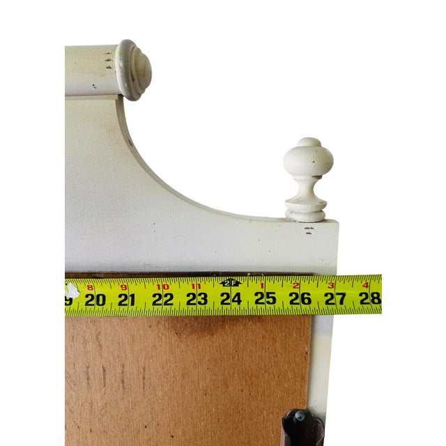 Wood Vintage Henry Link Bali Hai Faux Bamboo Pagoda Mirror – Original Hardware For Sale - Image 7 of 10