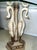 Hollywood Regency Vintage Mid-Century Italian Neoclassical Hand-Carved Giltwood Swan Accent Table For Sale - Image 3 of 9