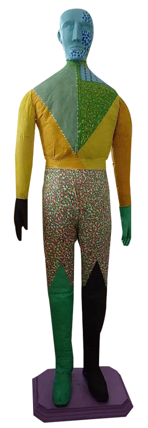 Gianni Celati, Modified Artist's Mannequin, 2008, Acrylic on Fabric and Wood