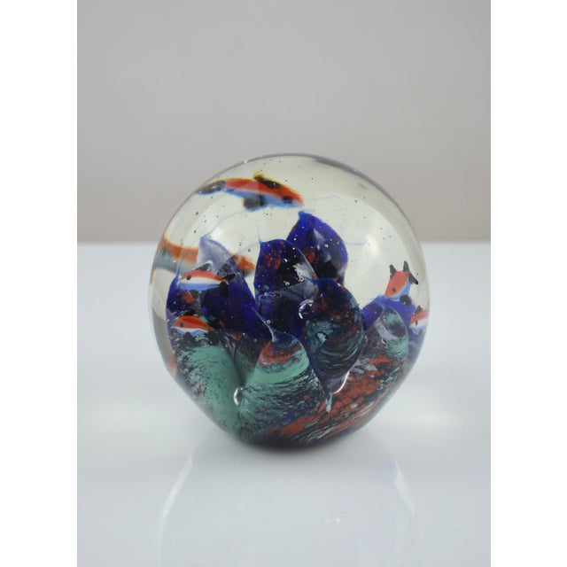 Murano Glass Aquarium Fish Paperweight, Italy, 1960s For Sale - Image 6 of 18