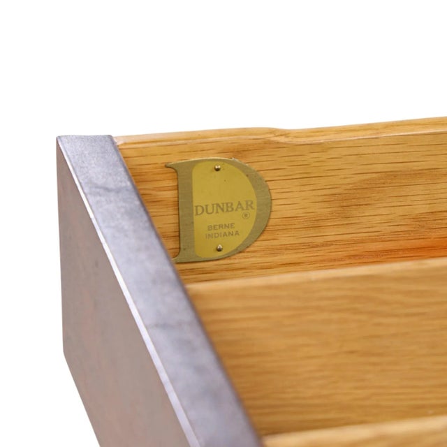 Edward Wormley for Dunbar Mid Century Basketweave Rosewood and Mahogany Credenza For Sale - Image 15 of 15