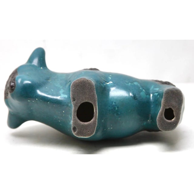 Ceramic Buffalo Figurine by Otto Gerharz for Otto Keramiek For Sale - Image 7 of 10