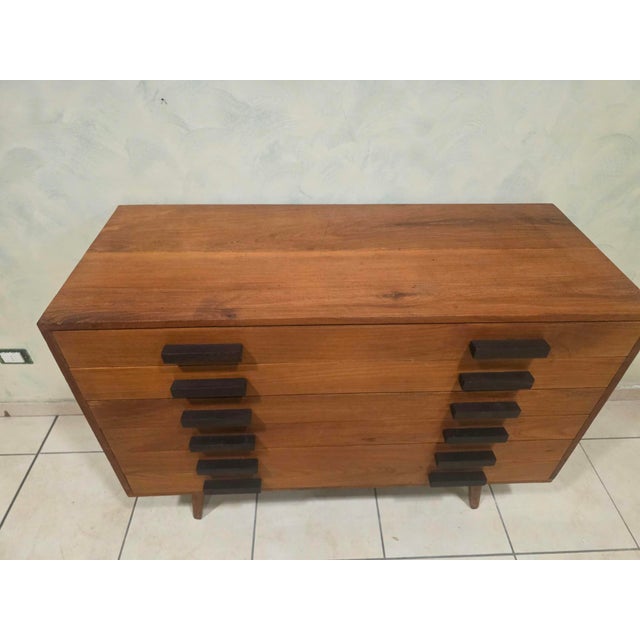 Wooden Chest of Drawers, 1950s For Sale - Image 10 of 15