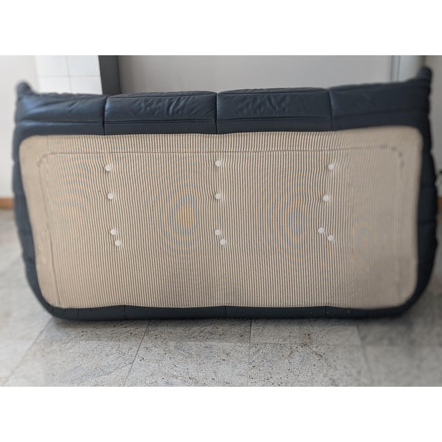 2000 - 2009 Three-Seater Leather Togo Sofa by Michael Ducaroy for Ligne Roset For Sale - Image 5 of 7