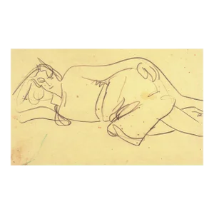 Woman Reclining' by Victor DI Gesu, Salon D'Automne, Los Angeles County Museum of Art, San Francisco Art Association, Post-Impressionist