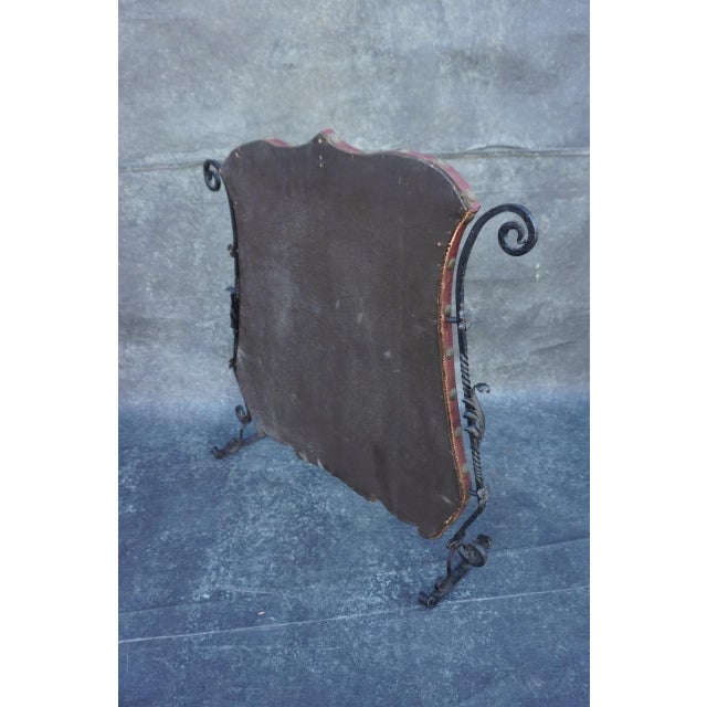 Spanish Revival Galleon Painted Screen For Sale - Image 4 of 7