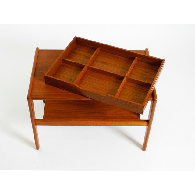Mid-Century Modern Danish Teak Side Table with Drawer by Salin Nyborg, 1960s For Sale - Image 6 of 18