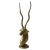 Brass Gazelle Antelope Animal Sculpture Decorative Object, Tall For Sale - Image 13 of 13