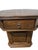 1980s Ethan Allan Charter Oak Jacobean End Side Table Octagon Rent Table Style For Sale - Image 12 of 16