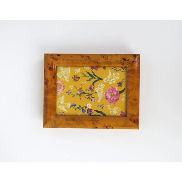 Burl Wood Jewelry Box & Picture Frame For Sale - Image 4 of 12