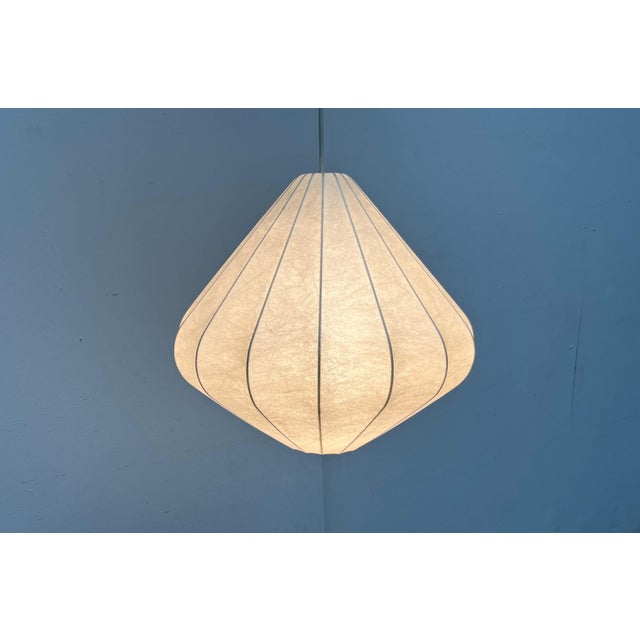 Mid-Century Modern Cocoon Pendant Lamp by Friedel Wauer for Goldkant Leuchten, 1960s For Sale - Image 16 of 18