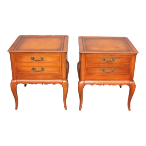 1950 Vintage Traditional Nightstands a - Pair