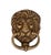 Dutch Bronze Lions Head Door Knocker, 1920s For Sale - Image 9 of 9