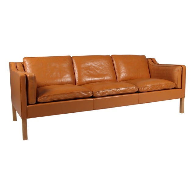 Model 2213 3-Seater Sofa by Børge Mogensen for Fredericia For Sale