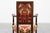 Antique Oak Louis XIII Chair with Floral Upholstery, France, 1890 For Sale - Image 11 of 15