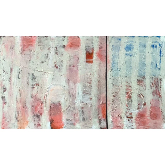 "Divided" Contemporary Abstract Painting by Peter Rossiter For Sale