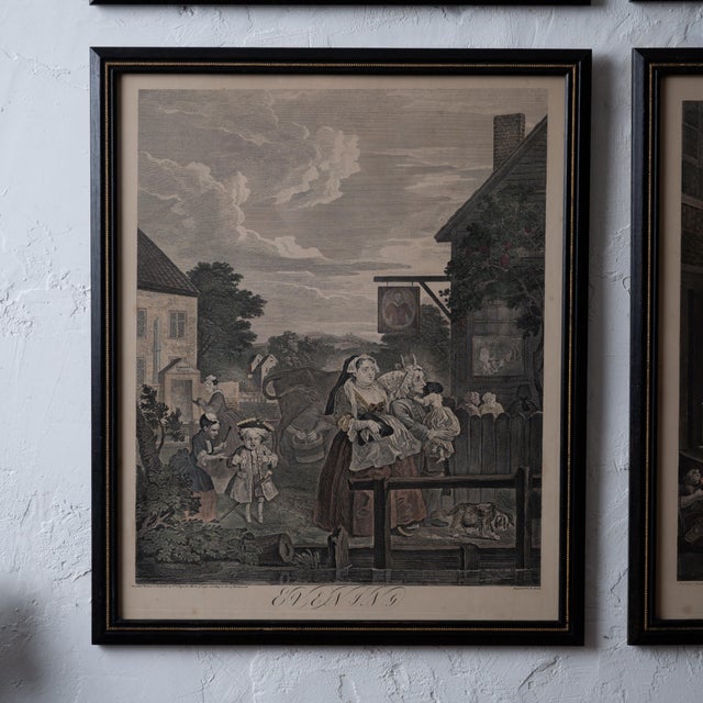 19th Century William Hogarth, the Four Times of the Day - Set of 4 For Sale - Image 5 of 7