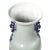 Asian 19th C. Chinese Late Qing Dynasty Blue and White / Celadon Porcelain Vase With Phoenix Decoration For Sale - Image 3 of 7