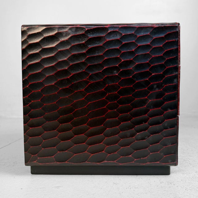 Kamakura-Bori Haribako Peony Jewellery Cabinet, Japan, 1970s For Sale - Image 9 of 12