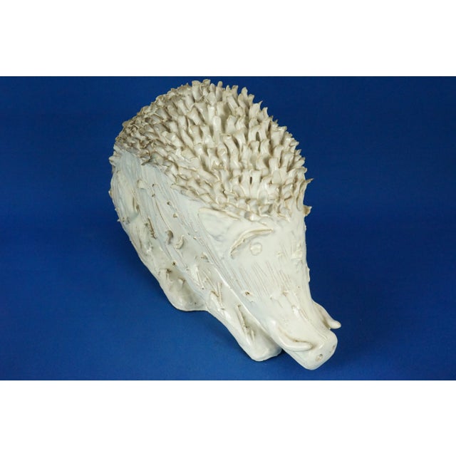 20th Century Majolicated Ceramic Wild Boar Cub by Emilia Palomba, Italy For Sale - Image 12 of 18