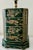 Vintage Chinoiserie Hollywood Regency Green Lacquer Tea Canister Shape Table Lamp For Sale In Miami - Image 6 of 11