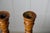 Brown Antique Swedish Empire Candlesticks in Birch, Set of 2 For Sale - Image 8 of 9