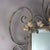 Vintage LaBarge Glass , Silver & Gilt Metal Floral & Foliage Pier Table & Mirror For Sale - Image 12 of 12