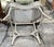 Light Gray Antique Oriole Wicker Writing Desk or Vanity and Chair. Withrow For Sale - Image 8 of 18