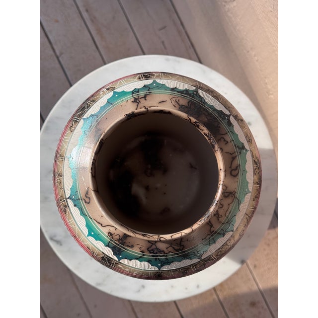 Yolanda White Navajo Horse Hair Vase For Sale - Image 13 of 16