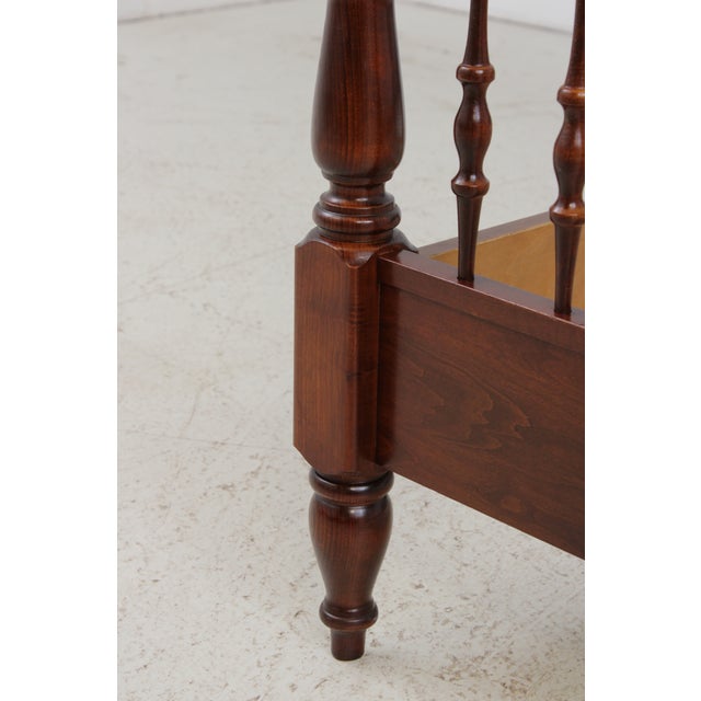 Cherry Queen or Full Size Spindle Bed For Sale - Image 13 of 15