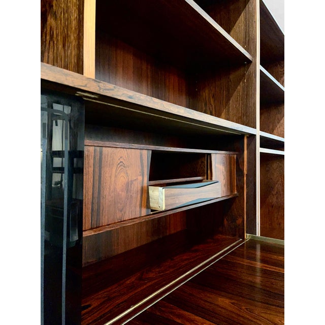 Modular Rosewood Wall Unit by Erling Torvits, 1960s, Set of 3 For Sale - Image 9 of 13