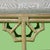 Upholstered Fretwork Rattan Bench For Sale - Image 4 of 5